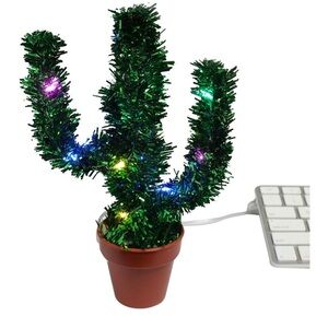 LED Christmas Cactus Desktop decoration